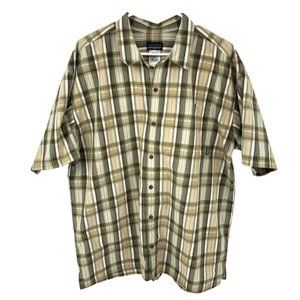 Patagonia Mens Short Sleeve Plaid Button Down
